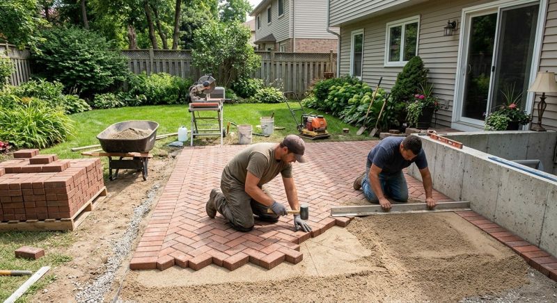 Brick Patio Installation in Norwalk, CT