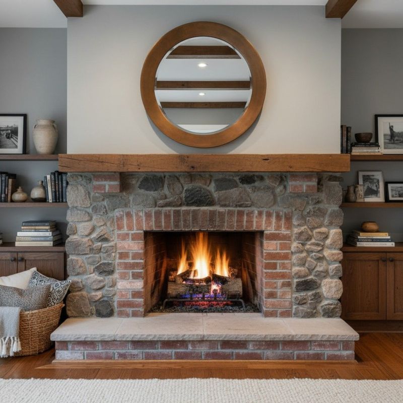 Benefits Of Brick And Stone Non-Gas Fireplaces For Homes