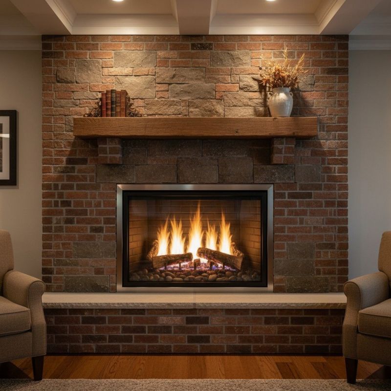 Benefits Of Brick And Stone Non-Gas Fireplaces For Homes