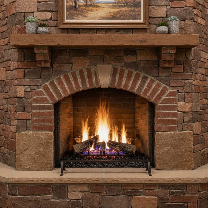 Benefits Of Brick And Stone Non-Gas Fireplaces For Homes