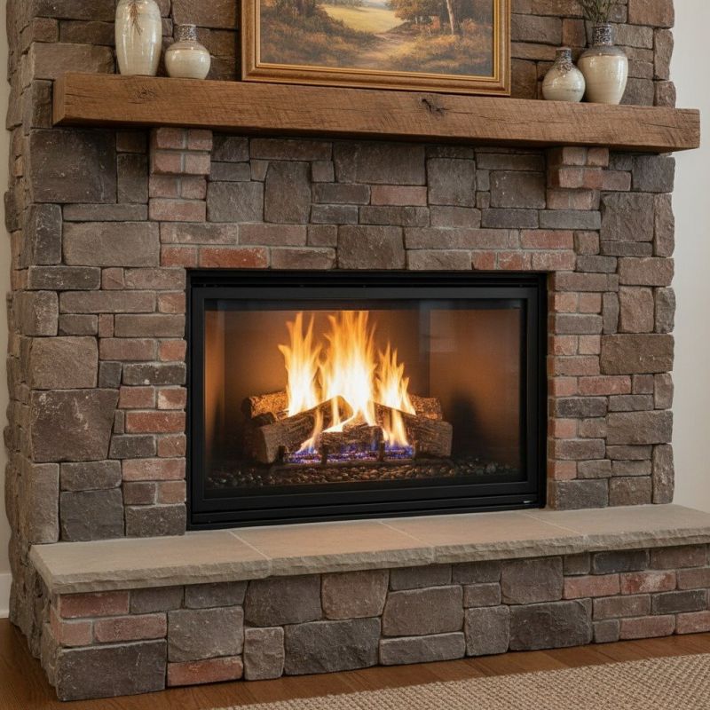 Brick Vs. Stone Finishes For Wood-Burning Fireplaces