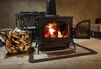 Wood Burning Fireplace Installation